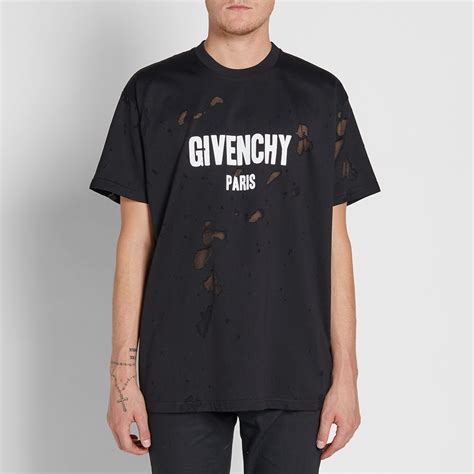 givenchy t shirt destroyed stagione 2017|T.